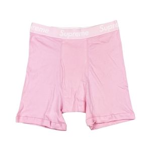 Supreme x Hanes Boxer Briefs Pink